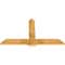 Ekena Millwork Eugene Rough Sawn Timber Gable Bracket, Western Red Cedar, 60"W x 35"H x 2"D x 6"F, 14/12 Pitch GBW060X35X0206EUG00RWR - alternate 3